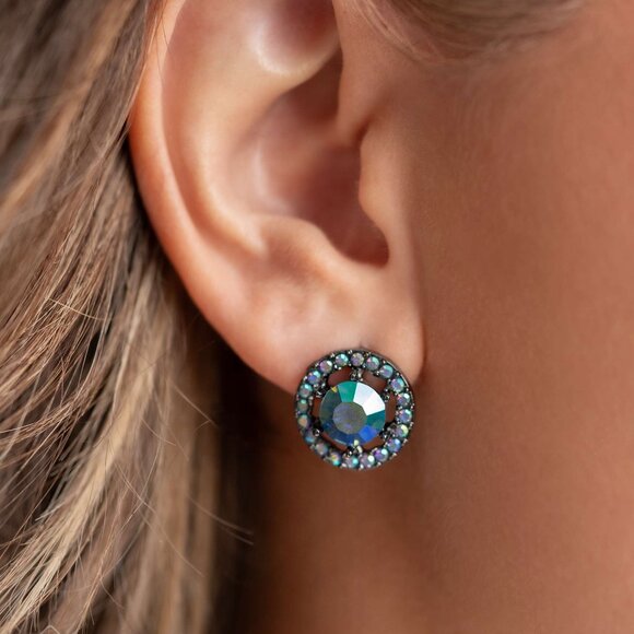 paparazzi Jewelry - Dynamic Dominance - Blue Earrings